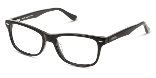 Unofficial UNOF0017 BB00 női téglalap alakú és fekete színű szemüveg