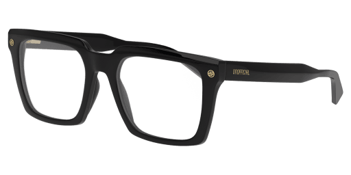 Unofficial 0UO2159 férfi téglalap alakú és fekete színű szemüveg