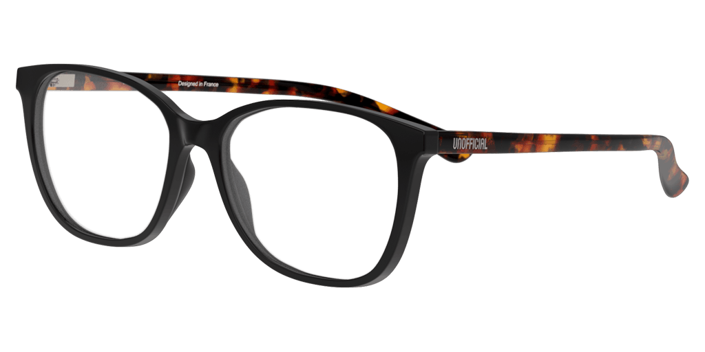 Unofficial UNOF0236 női négyzet alakú és fekete színű szemüveg