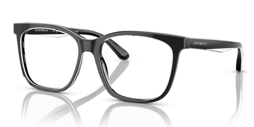 Emporio Armani 0EA3228 női négyzet alakú és fekete színű szemüveg