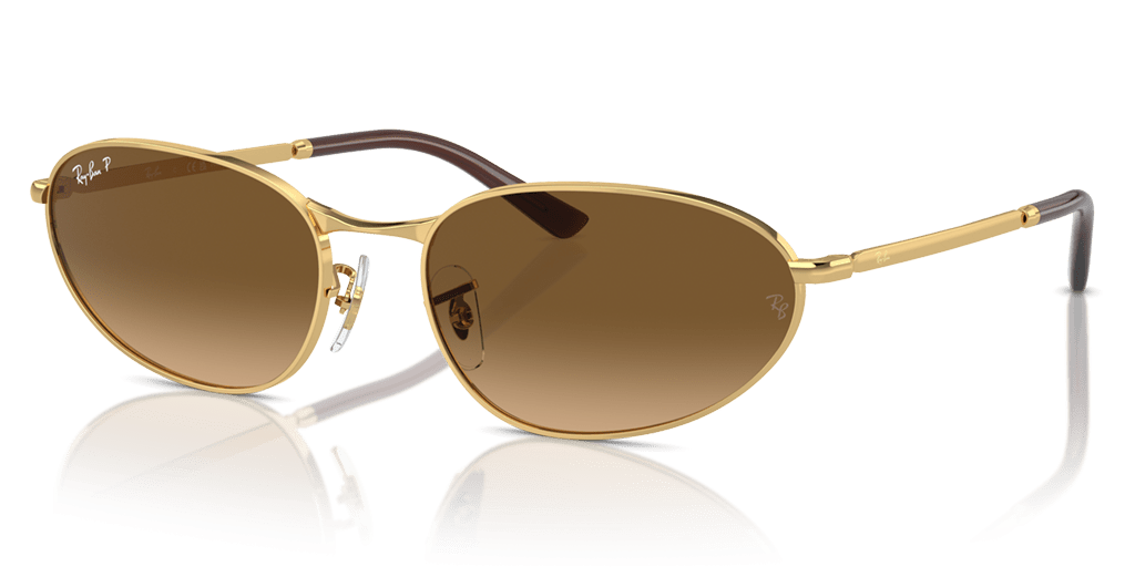 Ray-Ban 0RB3734 férfi különleges alakú és arany színű napszemüveg