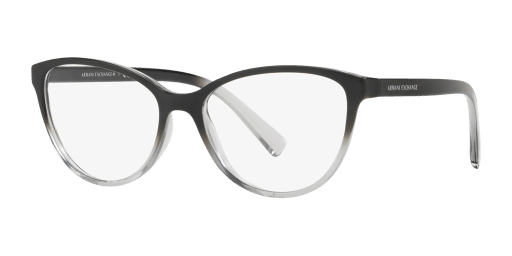 Armani Exchange AX3053 8255 női téglalap alakú és fekete színű szemüveg