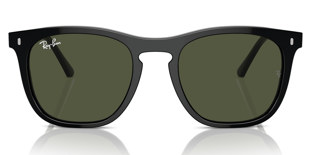 Ray-Ban 0RB2210 férfi négyzet alakú és fekete színű napszemüveg