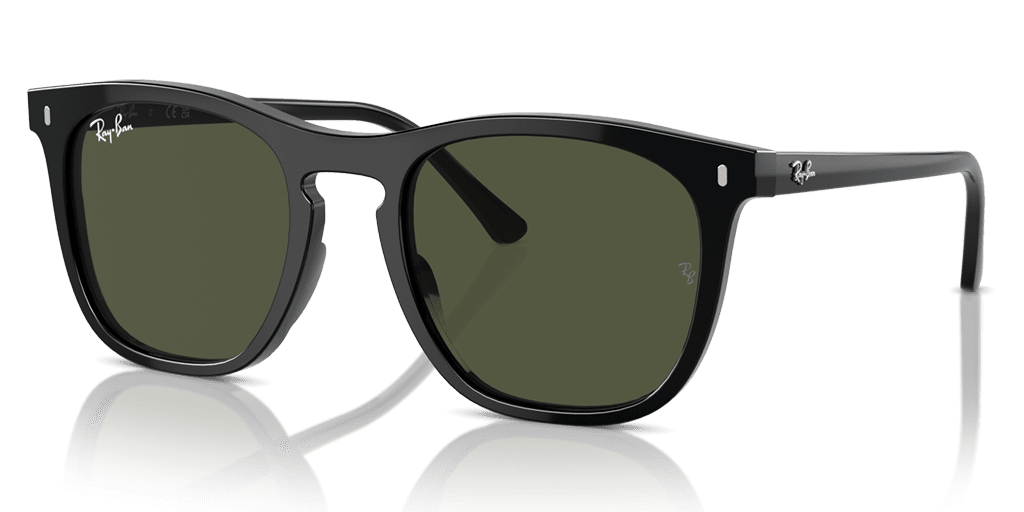 Ray-Ban 0RB2210 férfi négyzet alakú és fekete színű napszemüveg