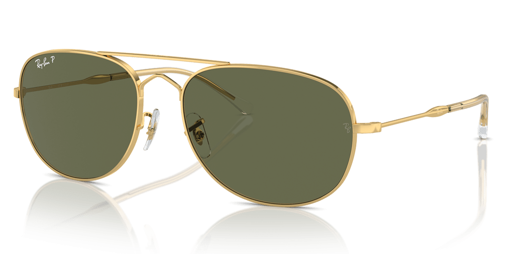 Ray-Ban 0RB3735 férfi négyzet alakú és arany színű napszemüveg