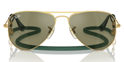 Ray-Ban 0RJ9506S gyermek pilóta alakú és arany színű napszemüveg