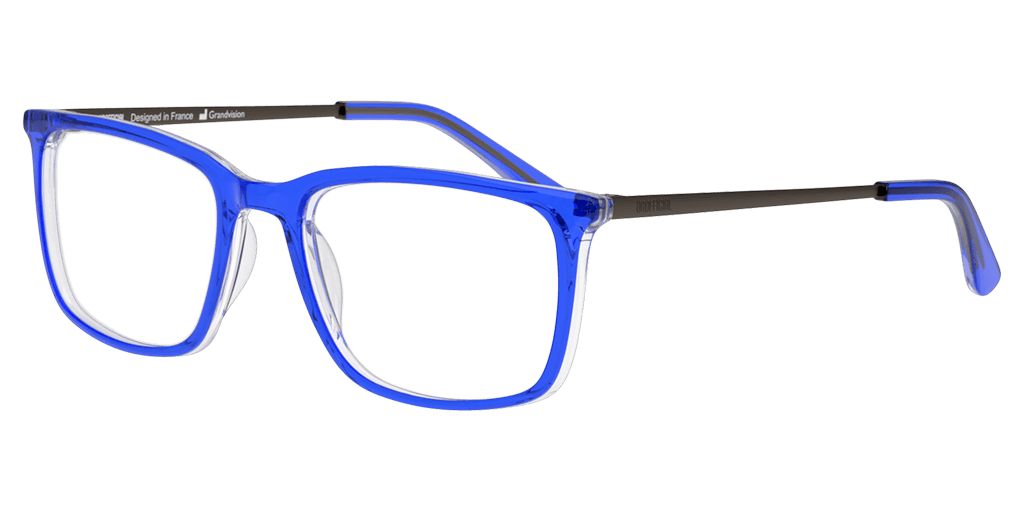 Unofficial UNOT0161 gyermek téglalap alakú és kék színű szemüveg