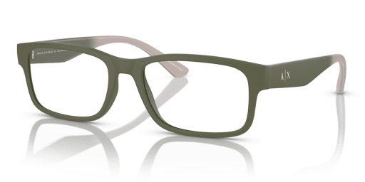 Armani Exchange 0AX3106 férfi téglalap alakú és zöld színű szemüveg