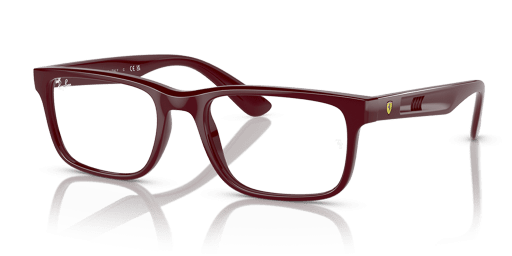 Ray-Ban 0RX7232M férfi téglalap alakú és piros színű szemüveg