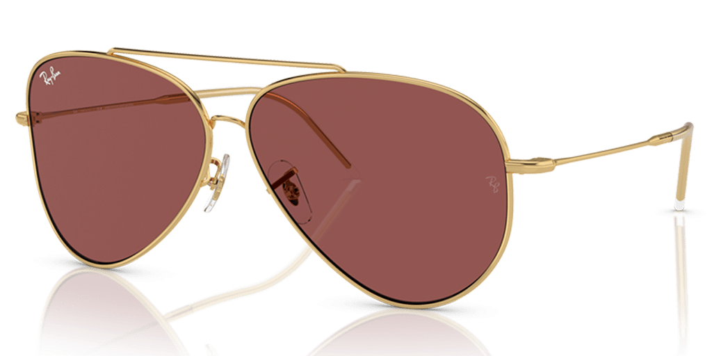 Ray-Ban Aviator Reverse RBR0101S 001/69 női pilóta alakú és arany színű napszemüveg