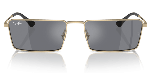 Ray-Ban 0RB3741 férfi téglalap alakú és arany színű napszemüveg