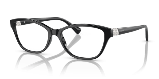 Vogue 0VO5516B női négyzet alakú és fekete színű szemüveg