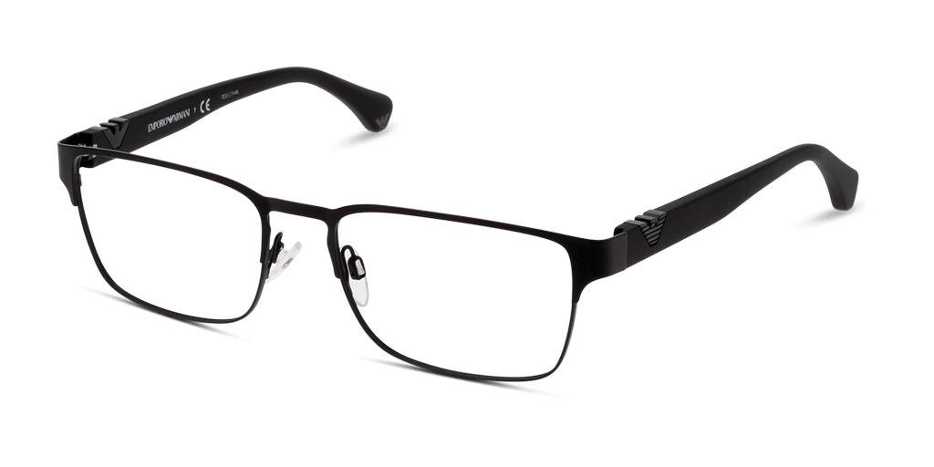 Emporio Armani EA1027 3001 férfi téglalap alakú és fekete színű szemüveg
