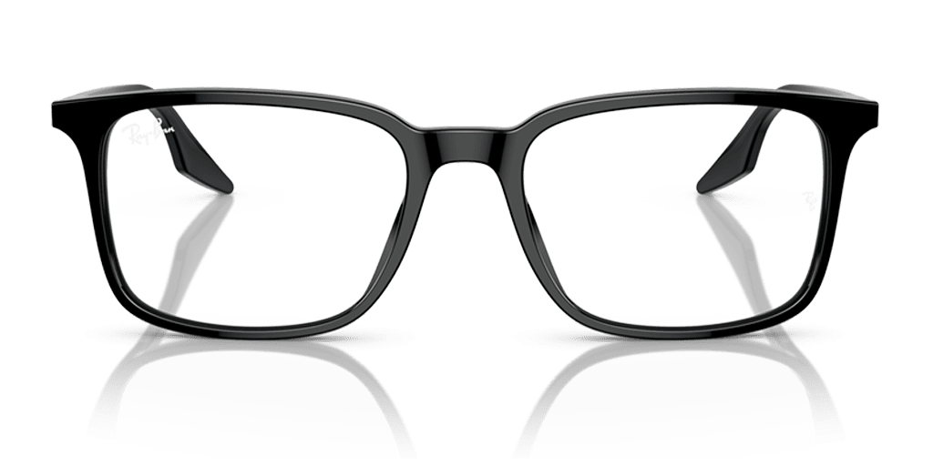 Ray-Ban 0RX5421 férfi téglalap alakú és fekete színű szemüveg