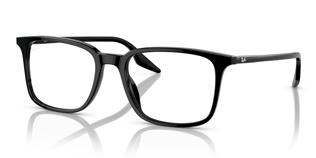 Ray-Ban 0RX5421 férfi téglalap alakú és fekete színű szemüveg