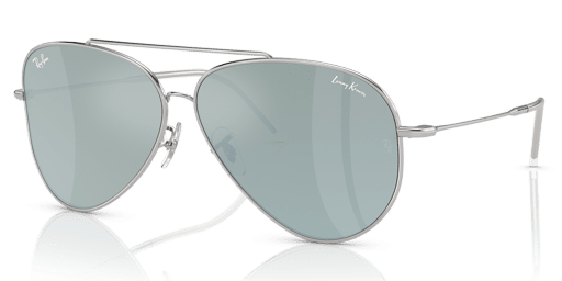 Ray-Ban Aviator Reverse RBR0101S 003/30 férfi pilóta alakú és ezüst színű napszemüveg