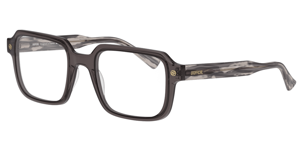 Unofficial UNOM0328 férfi téglalap alakú és szürke színű szemüveg