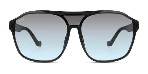 Unofficial UNSU0178 BBL0 férfi négyzet alakú és fekete színű napszemüveg