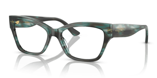 Vogue 0VO5523 női macskaszem alakú és zöld színű szemüveg