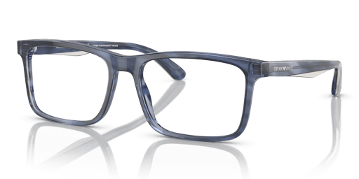Emporio Armani EA3227 6054 férfi négyzet alakú és kék színű szemüveg