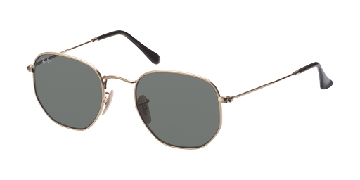 Ray-Ban 0RB3548N férfi hatszögletű alakú és arany színű napszemüveg